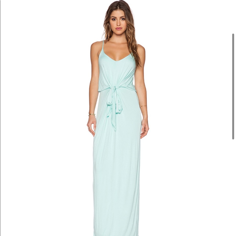 NWOT De Lacy Alexandra Maxi Dress Honeydew XS